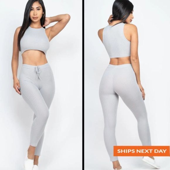 Luxe Feel Two Piece Set - Casual Luxe Set - Two Piece Set - Lounge Set - Picture 1 of 4